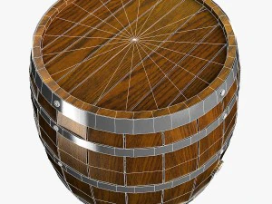wine barrel 3D Model