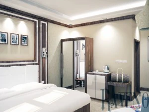 hotel room render ready 3D Model