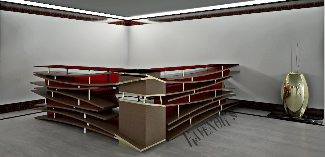 reception desk render ready Modelados 3D in Vestíbulo 3DExport