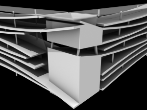 reception desk render ready 3D Модель