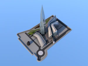 centro lahta Modello 3D