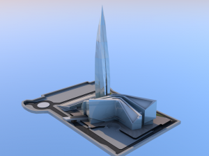 lahta center 3D 모델