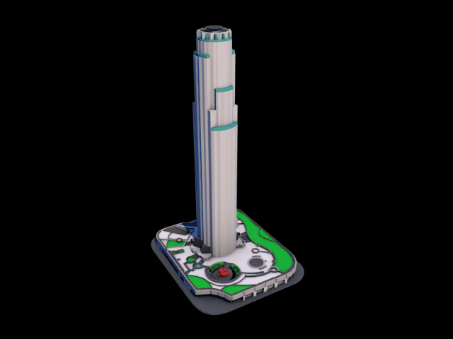 maze bank from gta v also for 3d printing stl 3D Модель .c4d .max .obj .3ds .fbx .stl .blend 