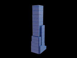 skyscrapers from gta v also for 3d printing stl Modèle 3D