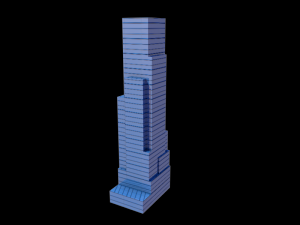 skyscrapers from gta v also for 3d printing stl Modèle 3D