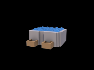 skyscrapers from gta v also for 3d printing stl Modèle 3D
