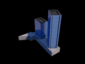 one raffles quay marina bay suites the sail at marina bay also for 3d print stl 3D Model