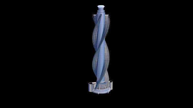 diamond tower jeddah saudi arabia stl obj and 3ds 3D-Modell .c4d .max .obj .3ds .fbx .stl .blend 