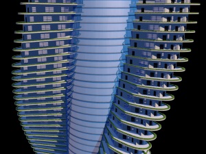 diamond tower jeddah saudi arabia stl obj and 3ds 3D-Modell
