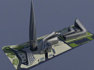 lakhta center 3D Model