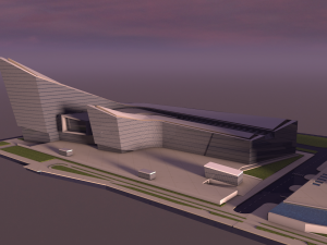 lakhta center Modello 3D