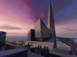 lakhta center Modello 3D
