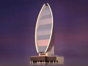 iris bay dubai Model 3D