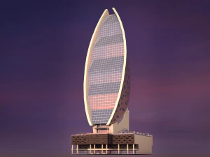 baía da íris dubai Modelo 3D