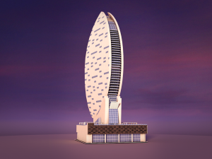 iris bay dubai 3Dモデル