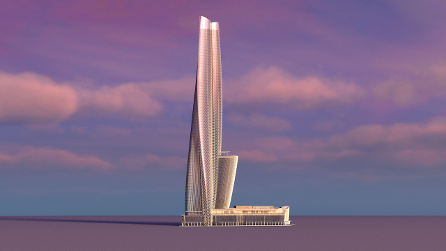 crown sydney hotel and resort 3D Model .c4d .max .obj .3ds .fbx .stl .blend 