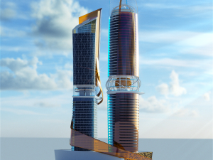 skyscrapers Modèle 3D