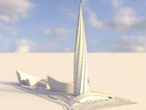 lakhta center 3D Model