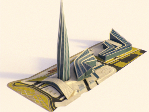 lakhta center 3D 모델