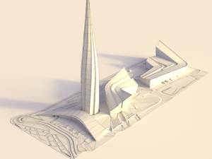 lakhta center 3D 모델