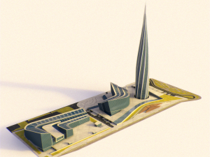 lakhta center 3D 모델