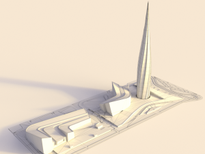 lakhta center 3D 모델