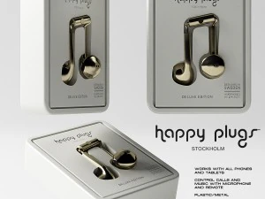 happy plugs oordopjes plus 3D Model