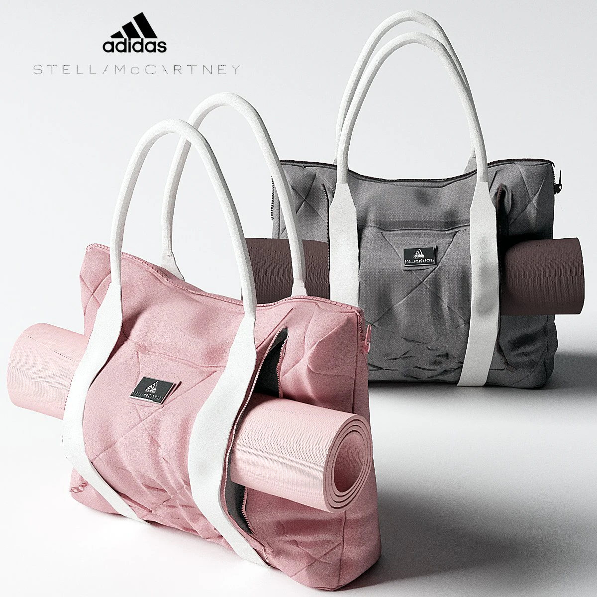 adidas yoga bag 3D Model .c4d .max .obj .3ds .fbx .stl .blend 