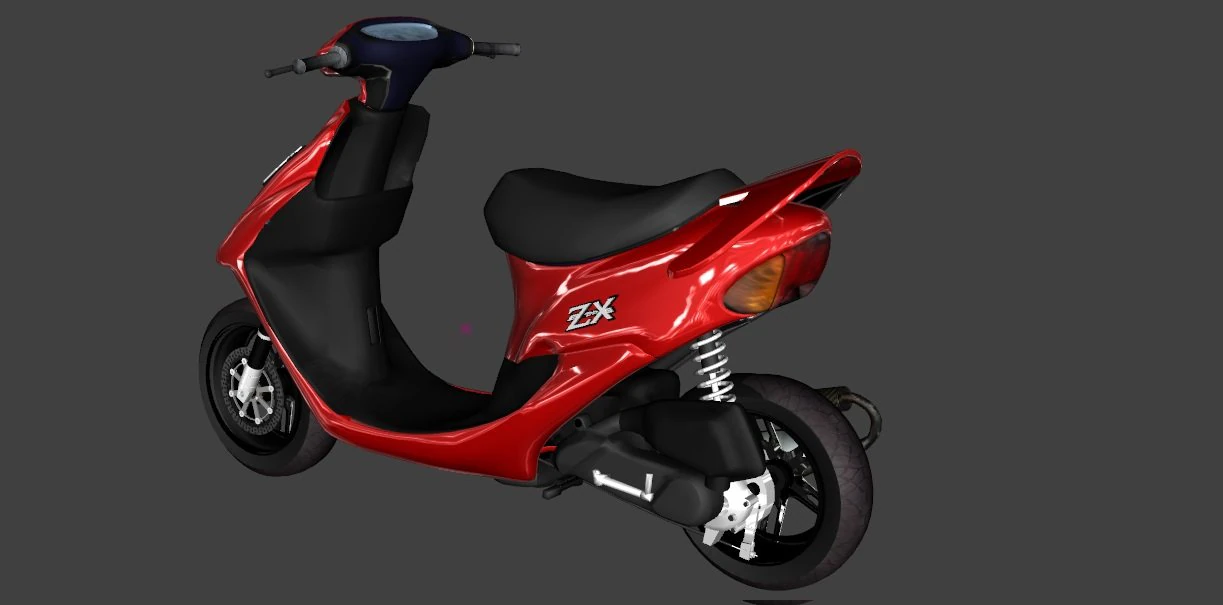 honda dio 35zx 3D Model .c4d .max .obj .3ds .fbx .stl .blend 