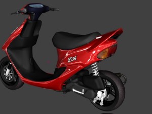 honda dio 35zx 3D मॉडल