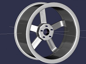 advan racing gt Modèle 3D