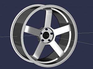 advan racing gt Modèle 3D