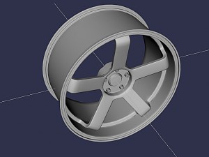 advan racing gt Modèle 3D