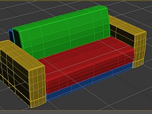 cosimo sofa 3Dモデル