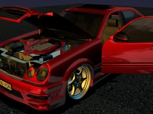 mercedes-benz e55 kleemann 3D-Modell