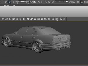 mercedes-benz e55 kleemann 3D-Modell