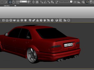 mercedes-benz e55 kleemann 3D-Modell