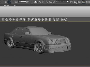 mercedes-benz e55 kleemann 3D-Modell