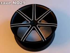 car rim-wheel pack 3D Model