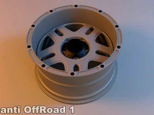 car rim-wheel pack 3D Model