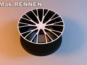 car rim-wheel pack 3D Model