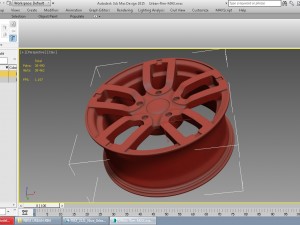 lada niva urban rim 3D Model