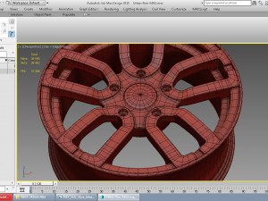lada niva urban rim 3D Model