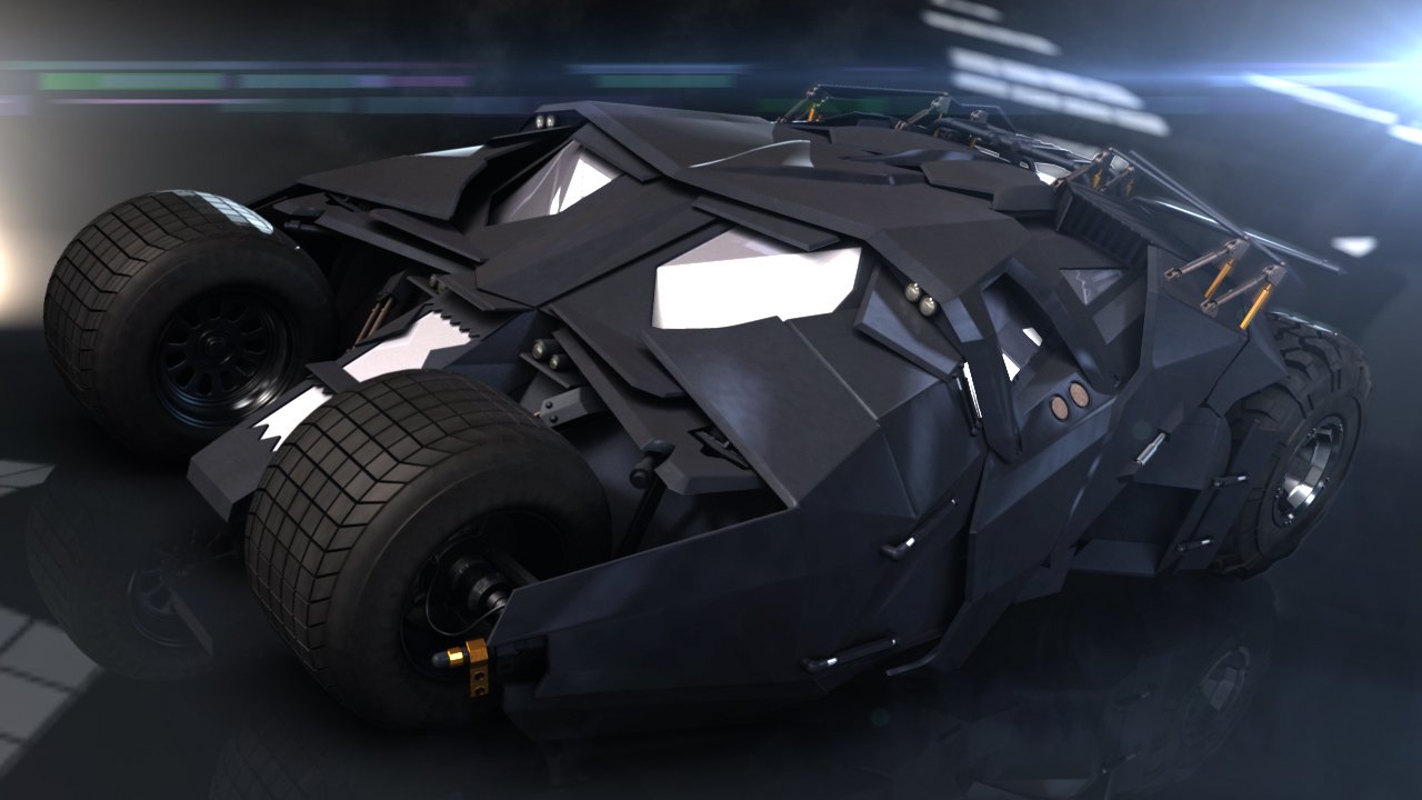 Dark Knight Batmobile 3d Model In Concept 3dexport