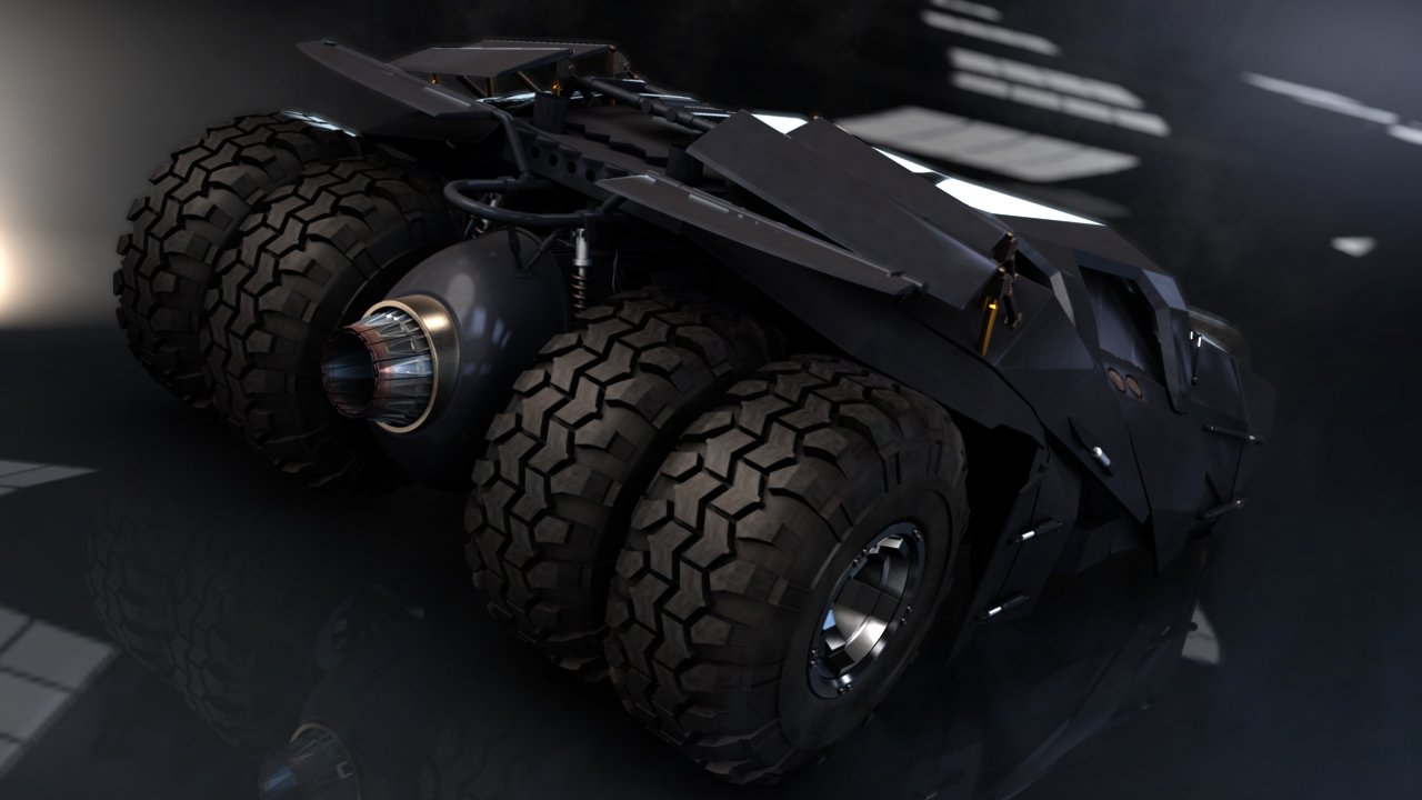 Dark Knight Batmobile 3d Model In Concept 3dexport