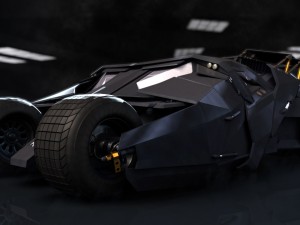 dark knight batmobile Modelo 3D
