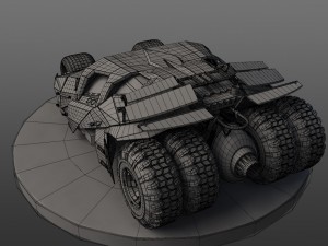 dark knight batmobile Modelo 3D