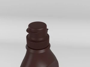 chocolate syrup bottle 3D Model