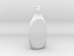 chocolate syrup bottle 3D Model