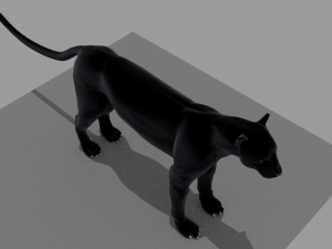 black panther 3D Model